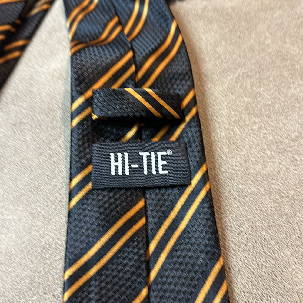 Tie, Matching Pocket Scarf, And Cuff Links - image 4